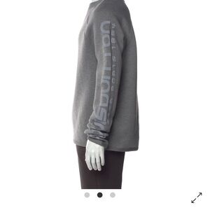 Louis Vuitton Gray Crew Neck Sweater
